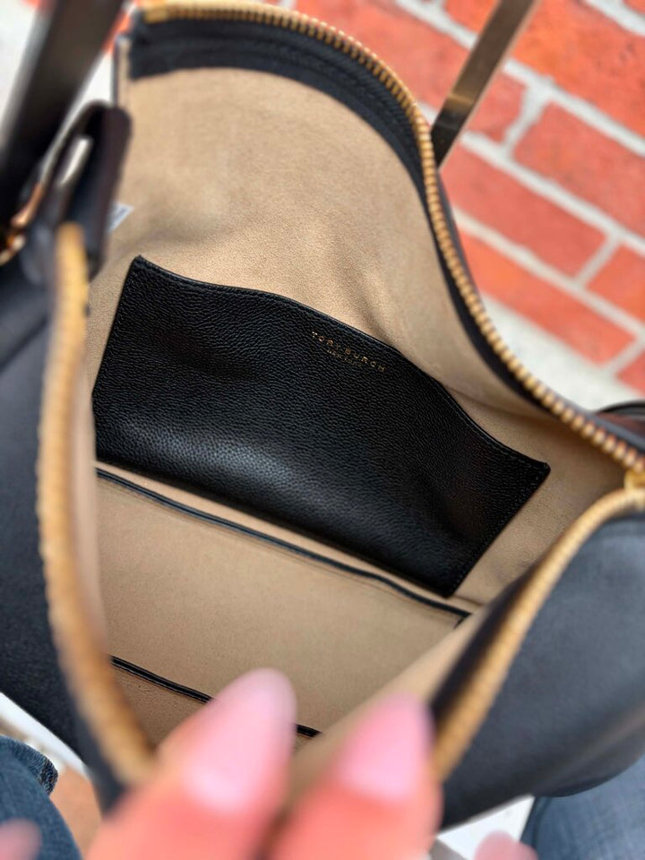 Tory Burch Romy Leather Shoulder Bag - (Retails $395)