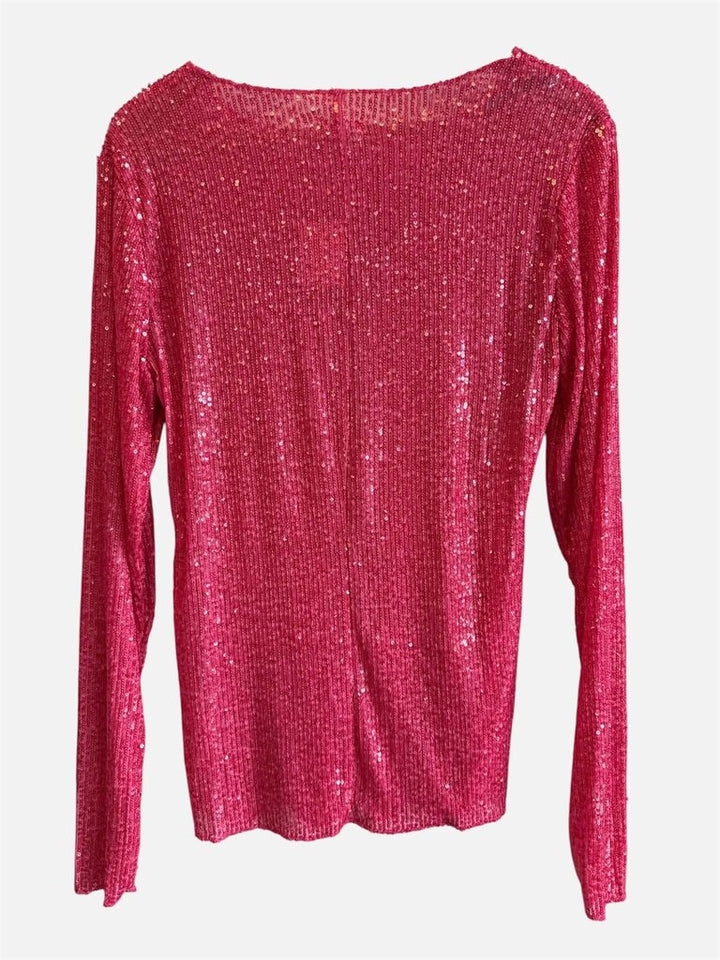 Free People NWT Sequin Long Sleeve - Size Large