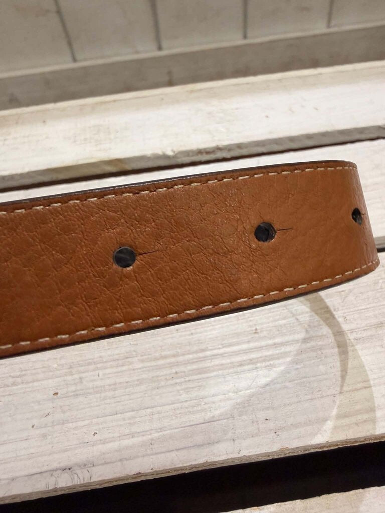 Tory Burch Reversible Miller Leather Belt - Size Small (Retails for $230)