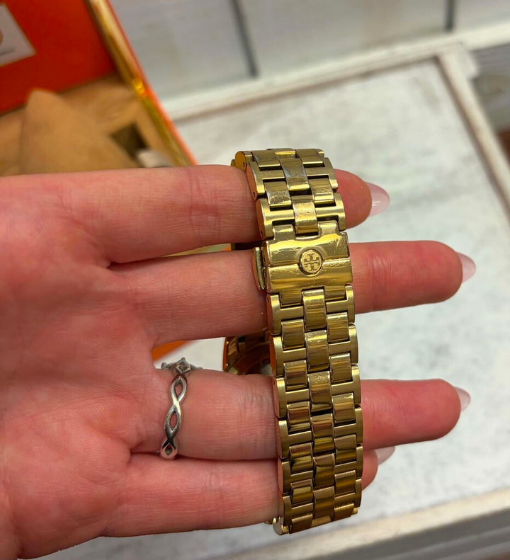 Tory Burch Gold Chronograph Watch (Retails $695)