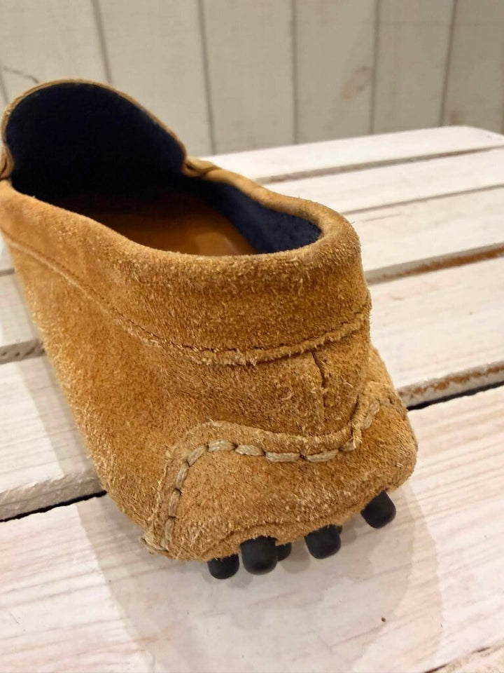 Manolo Blahnik Seude Penny Loafers - Size 36