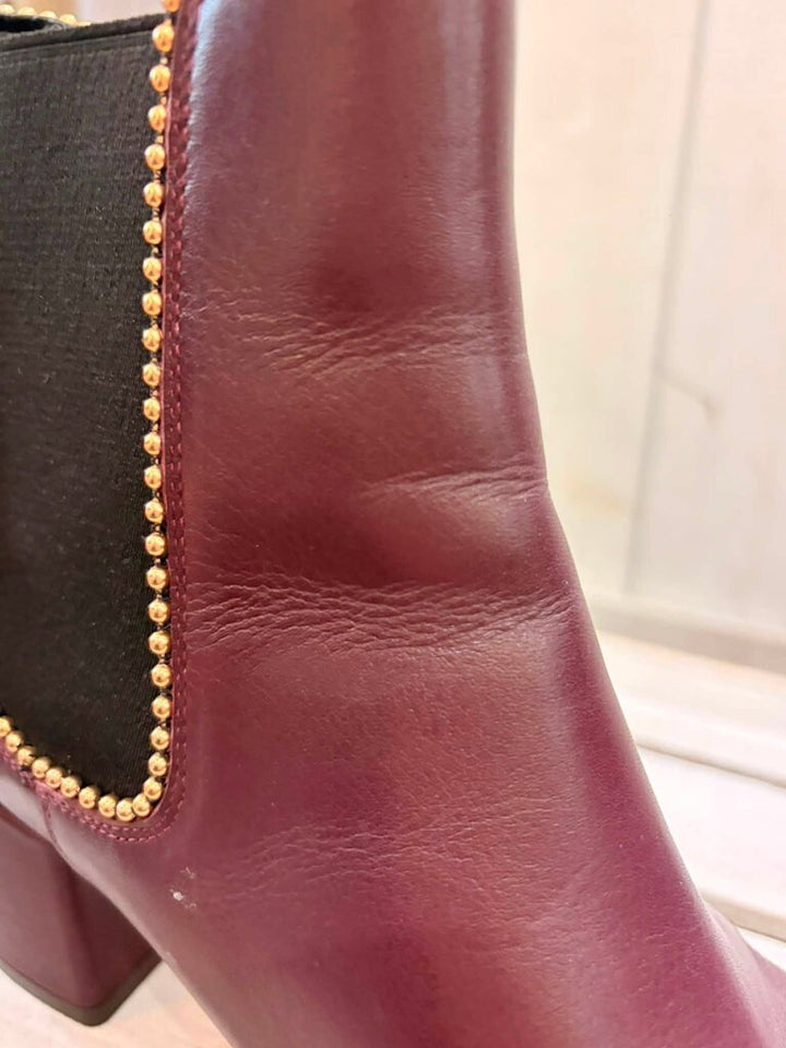 Coach Tori Leather Bootie - Size 9.5