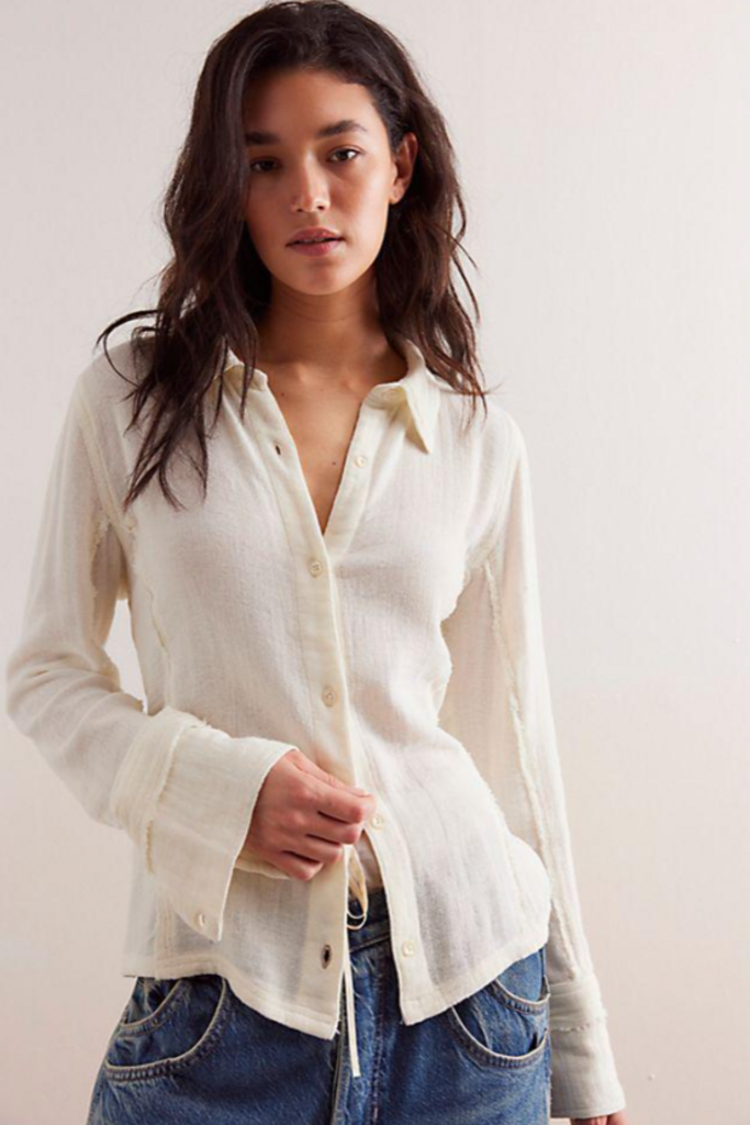 We The Free Sunshine Gauze Top - Size XL