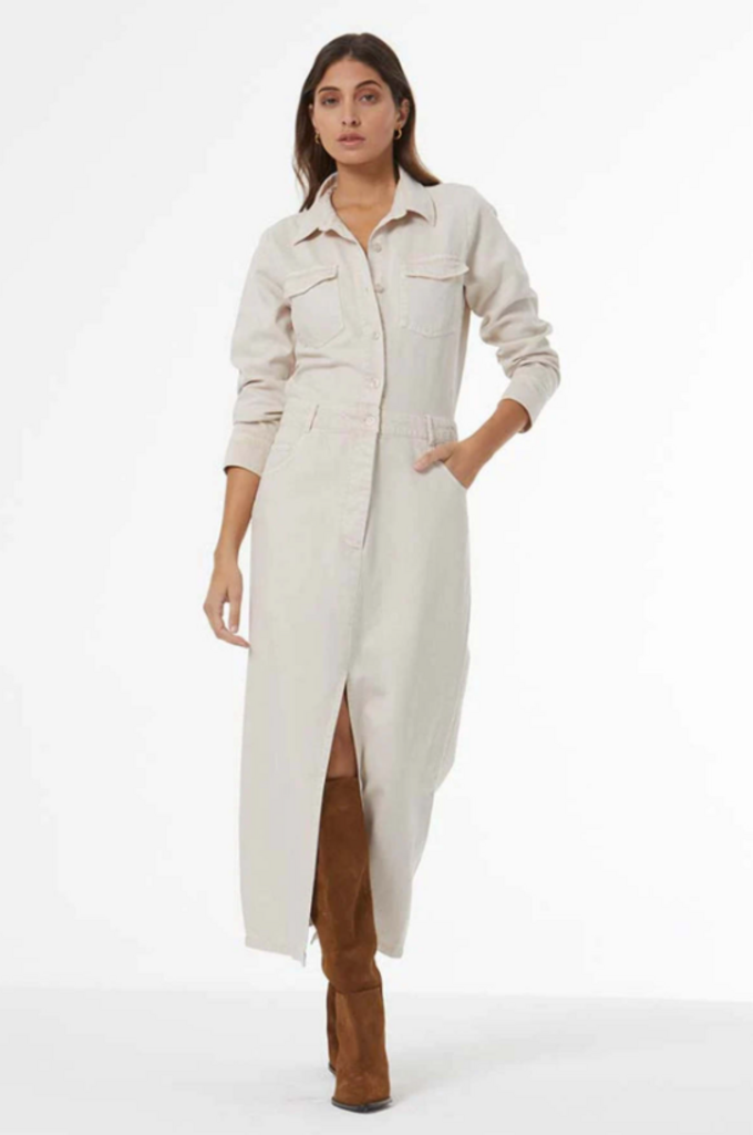 Young Fabulous And Broke NWT Benson Dress in Sea Salt Pigment (Retails For $215) - Size Large
