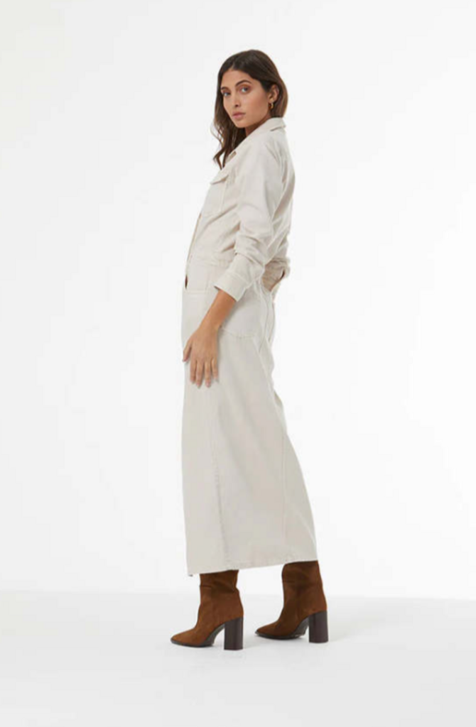 Young Fabulous And Broke NWT Benson Dress in Sea Salt Pigment (Retails For $215) - Size Large