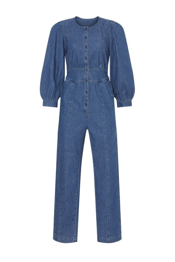 Madewell Denim Straight-Leg Jumpsuit - Size 6 (Retails for $148)