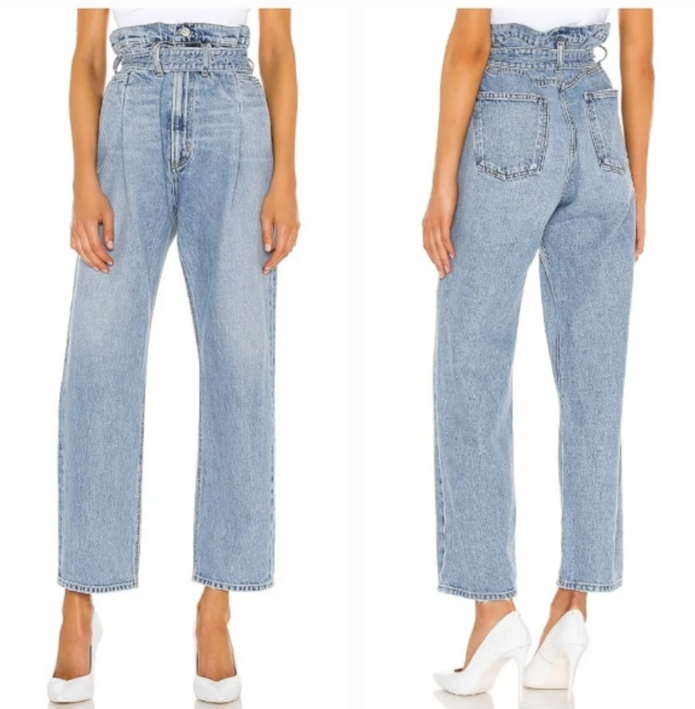 Agolde Reworked 90's Straight Jeans - Size 26