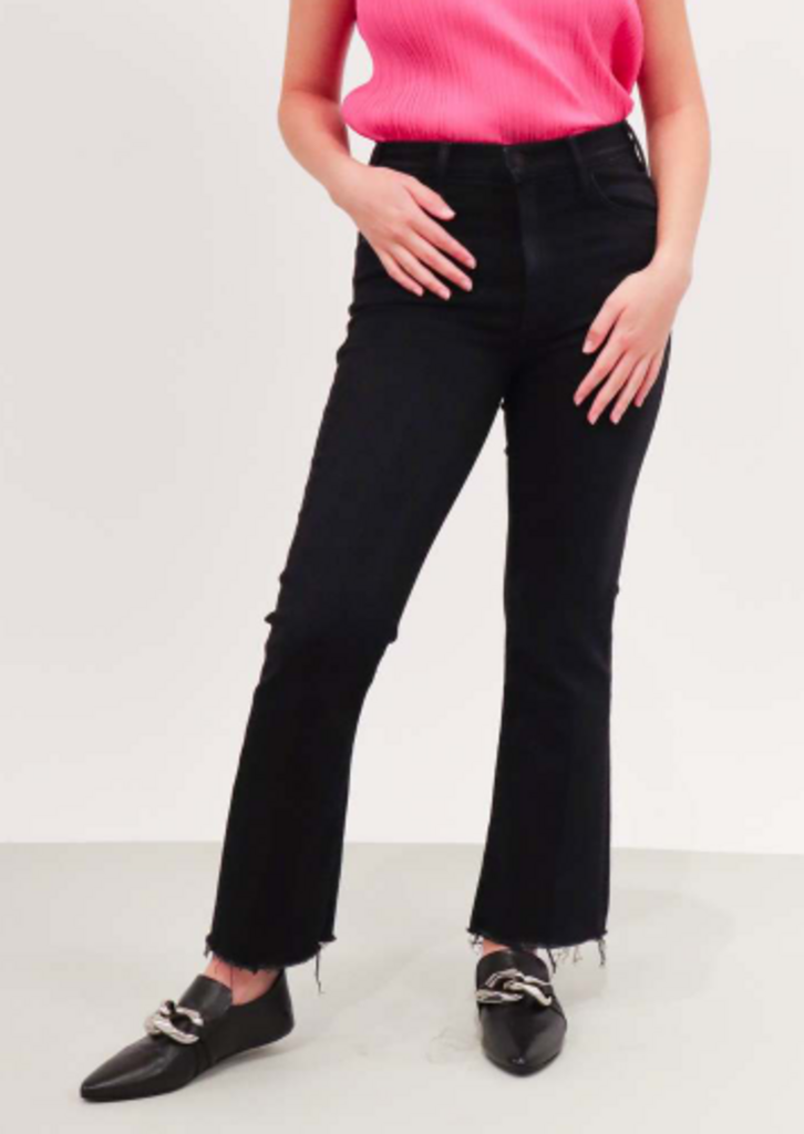 Mother The Hustler Ankle Fray in Encounters At Night (Retails For $238) - Size 28