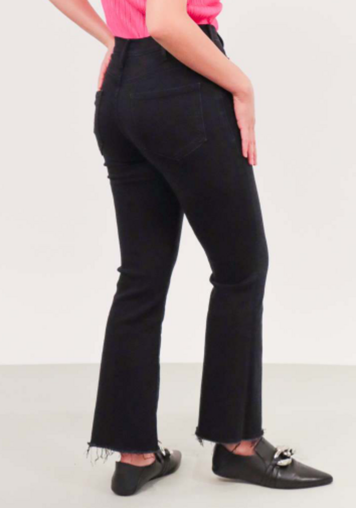 Mother The Hustler Ankle Fray in Encounters At Night (Retails For $238) - Size 28