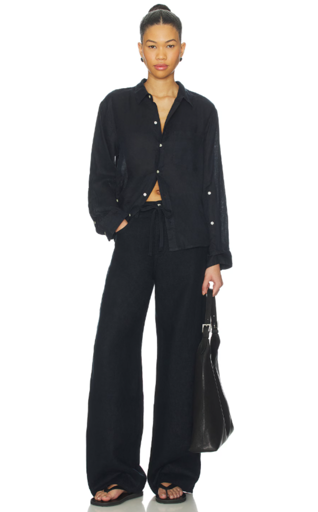 Citizens of Humanity Brynn Drawstring Trouser in True Navy (Retails For $298) - Size 24