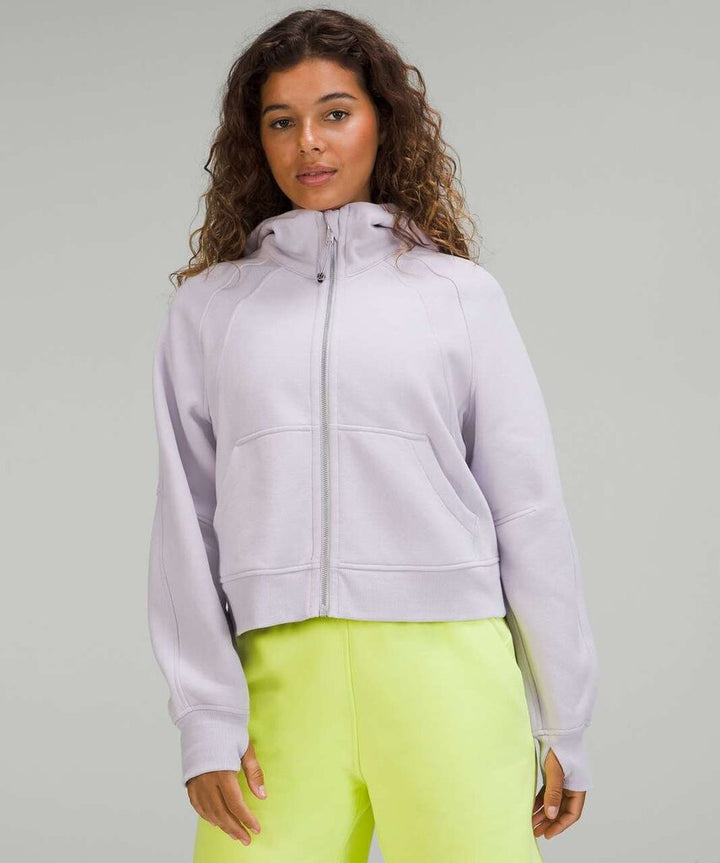 Lululemon Scuba Oversized Full Zip in Faint Lavender - Size M/L(Retails $128)