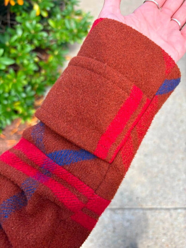 Anthropologie Plaid Jasper Coat - Size Medium