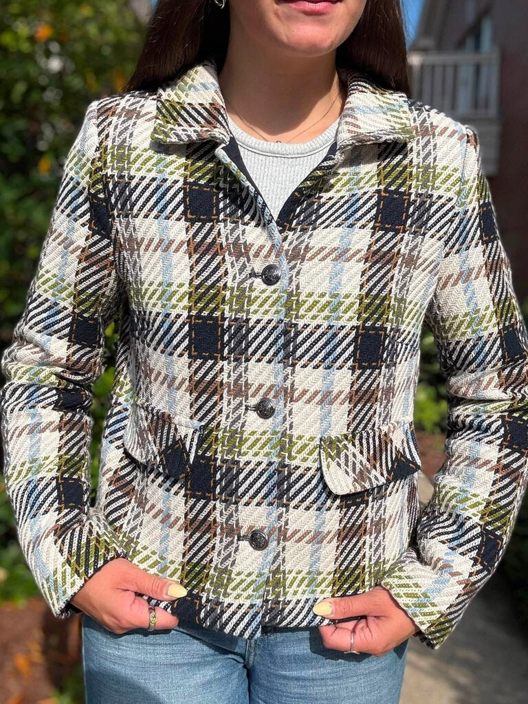 More & More Button Front Blazer - Size Medium