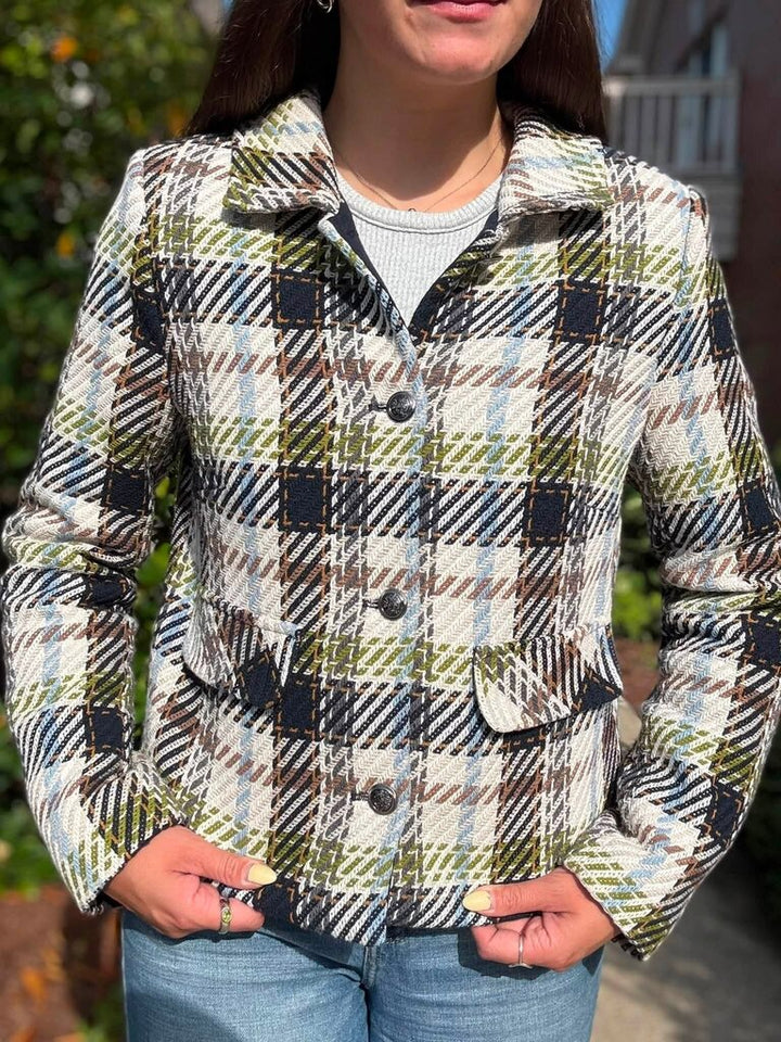 More & More Button Front Blazer - Size Medium