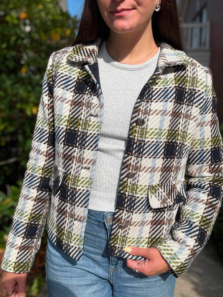 More & More Button Front Blazer - Size Medium