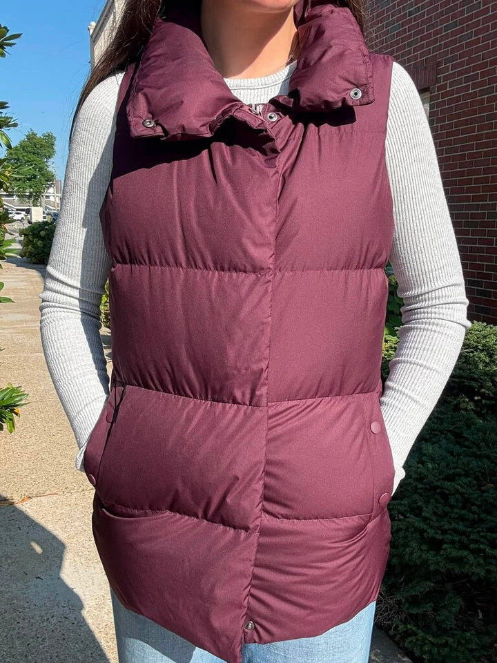Athleta Downtown Down Vest - Size Medium Tall