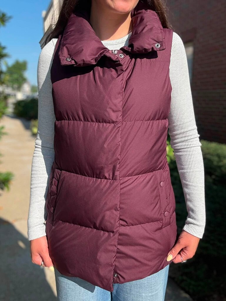 Athleta Downtown Down Vest - Size Medium Tall