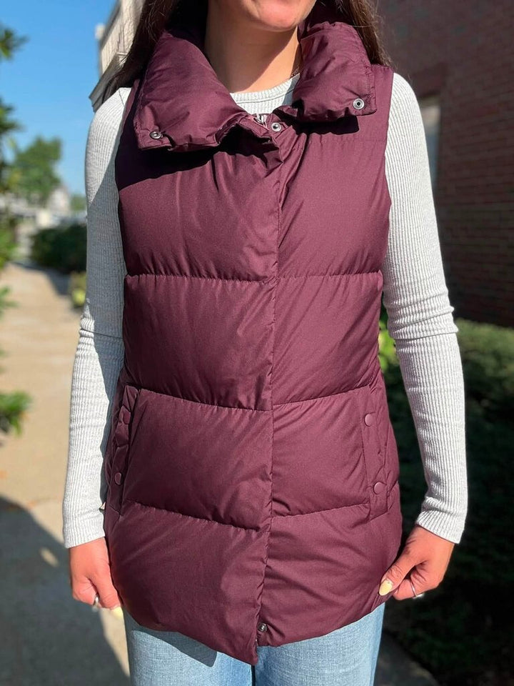 Athleta Downtown Down Vest - Size Medium Tall