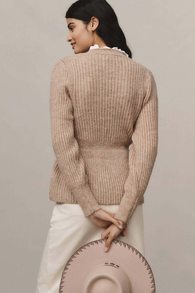 Lea & Viola Anthropologie Ruffle Sweater - Size XS