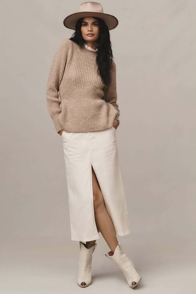 Lea & Viola Anthropologie Ruffle Sweater - Size XS