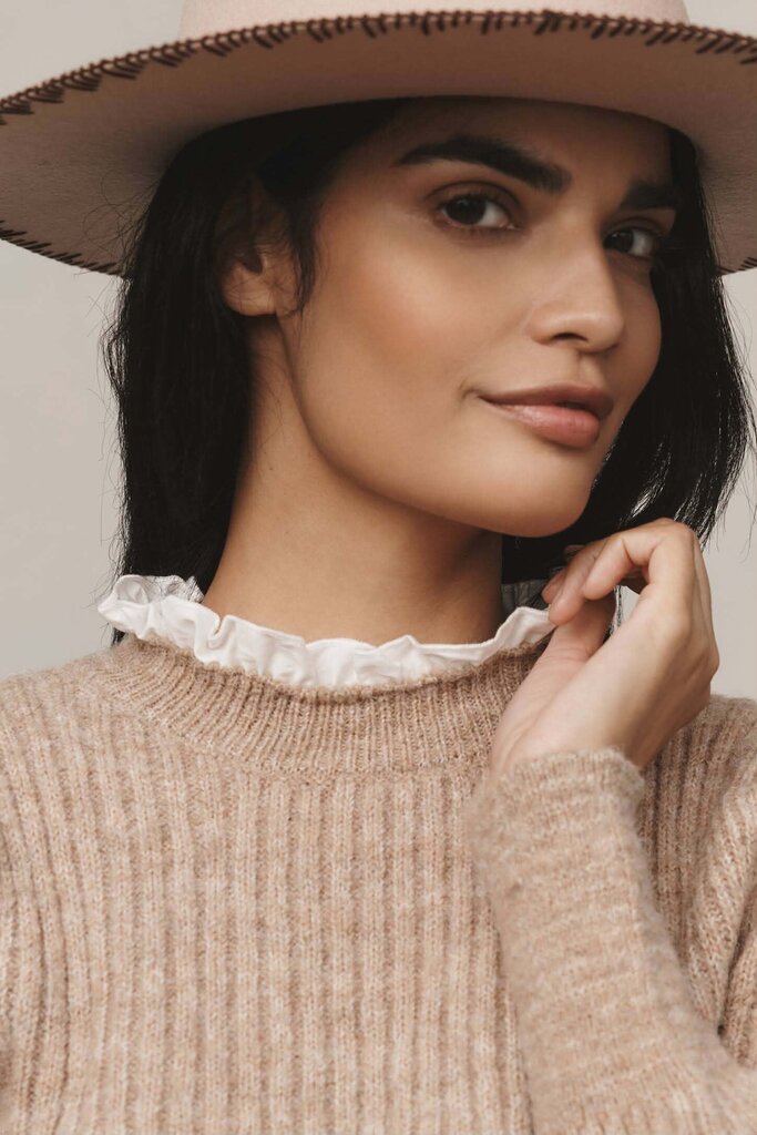 Lea & Viola Anthropologie Ruffle Sweater - Size XS