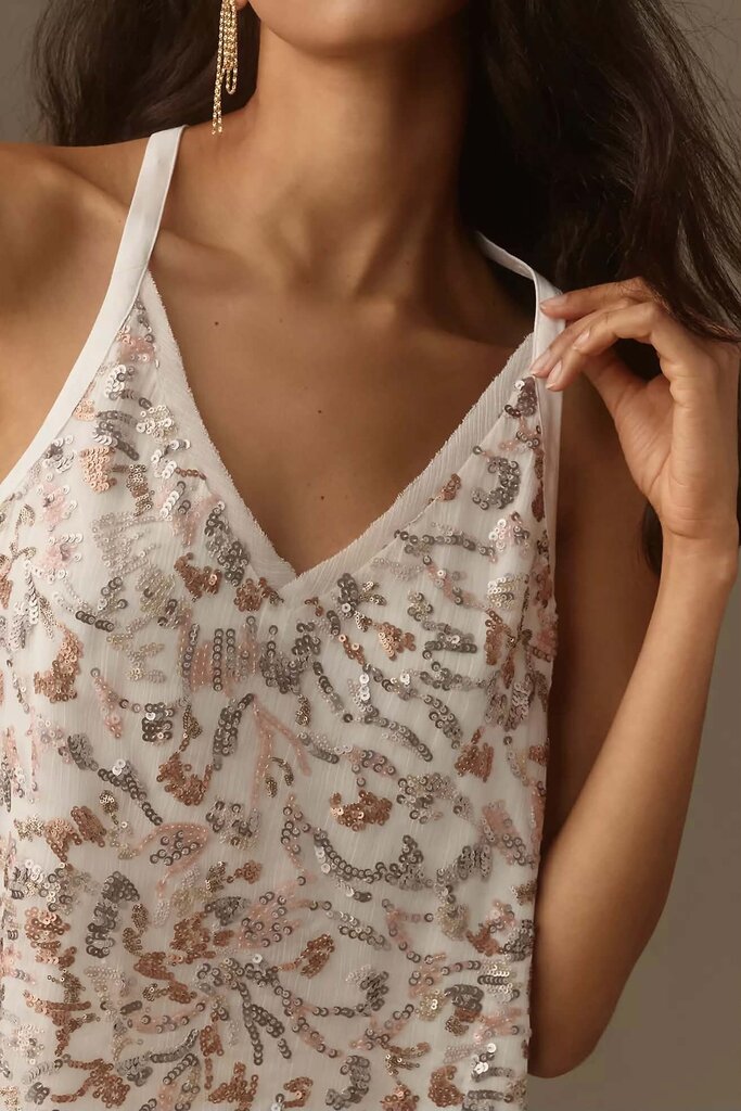 Anthropologie NWT Tiny Gwen Sequin Tank - Size Small (Retails $98)