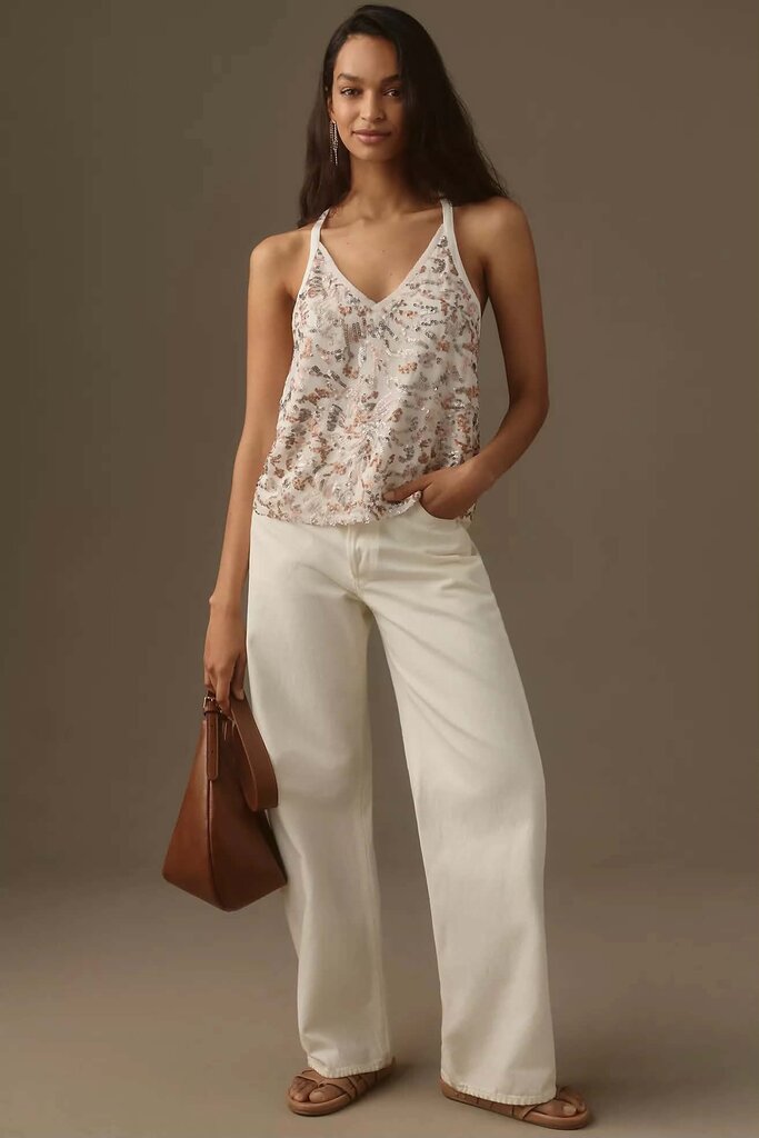 Anthropologie NWT Tiny Gwen Sequin Tank - Size Small (Retails $98)