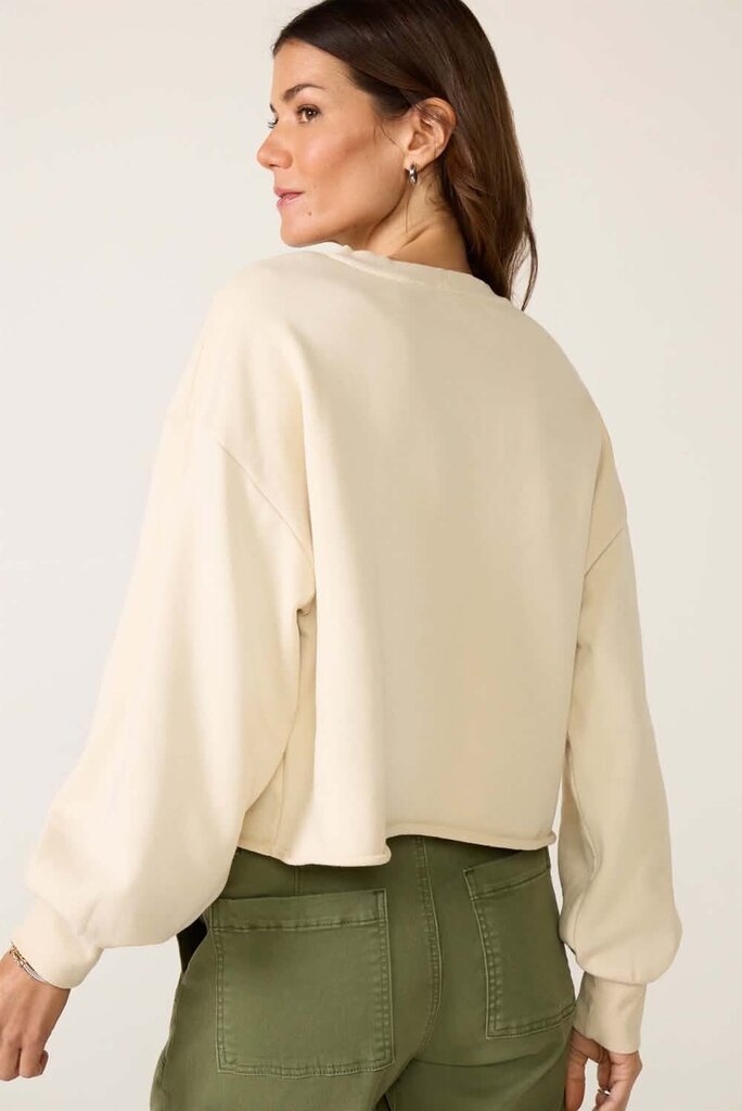 Evereve Tayisha Grommet Sweatshirt - Size Medium