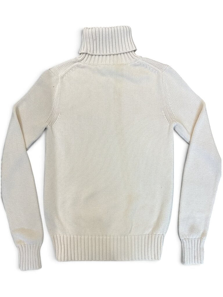 Ralph Lauren Logo Knit Turtleneck Sweater - Size Medium