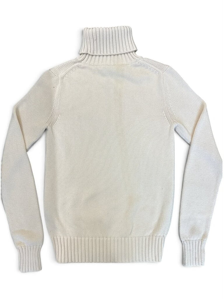 Ralph Lauren Logo Knit Turtleneck Sweater - Size Medium