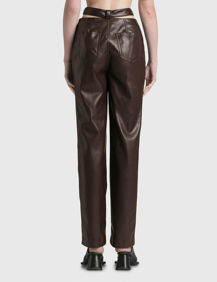 Johnathan Simkhai Amelia Vegan Leather Pants - Size 4