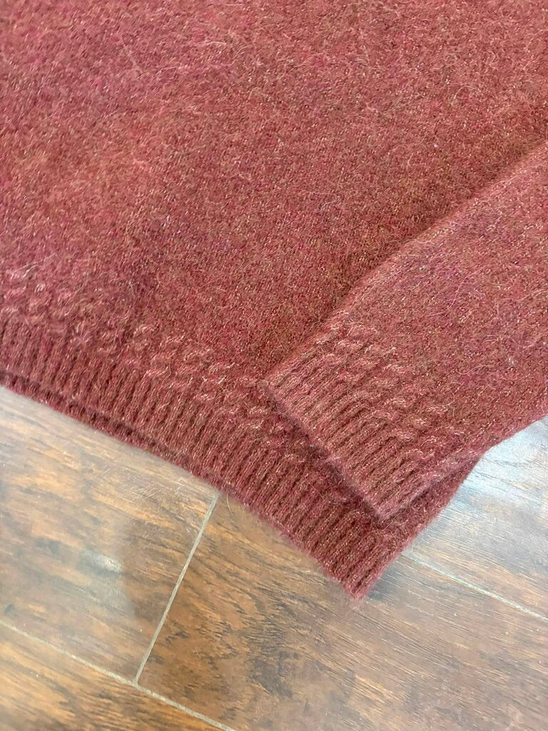 Sezane Amiel Knit Sweater in Mocha - Size Small
