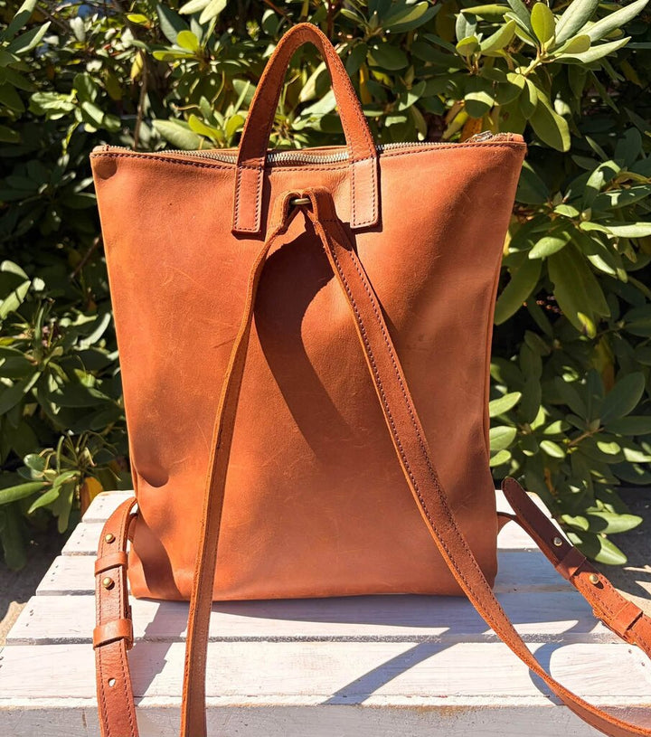 Parker Clay Miramar Full Grain Leather Backpack (Retails for $248)