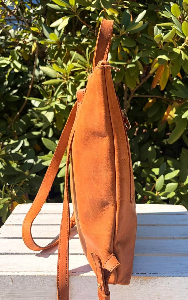 Parker Clay Miramar Full Grain Leather Backpack (Retails for $248)