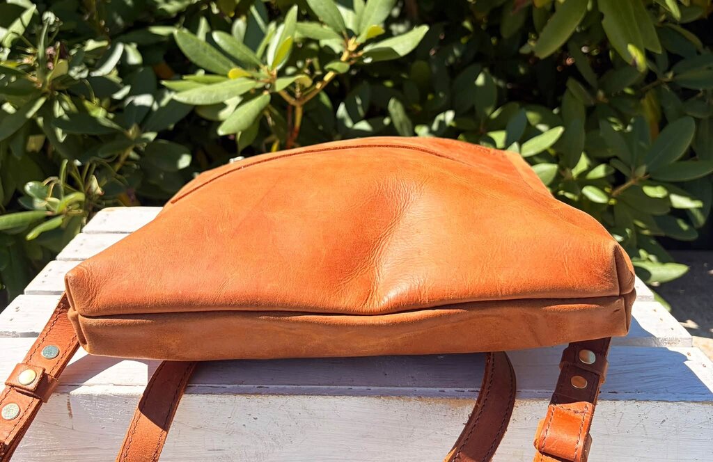 Parker Clay Miramar Full Grain Leather Backpack (Retails for $248)