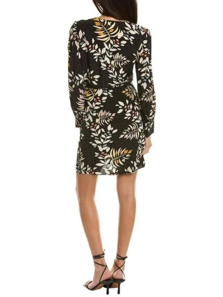 Ba&sh Cassie Leaf Print Mini Dress - Size 1(Retails $330)