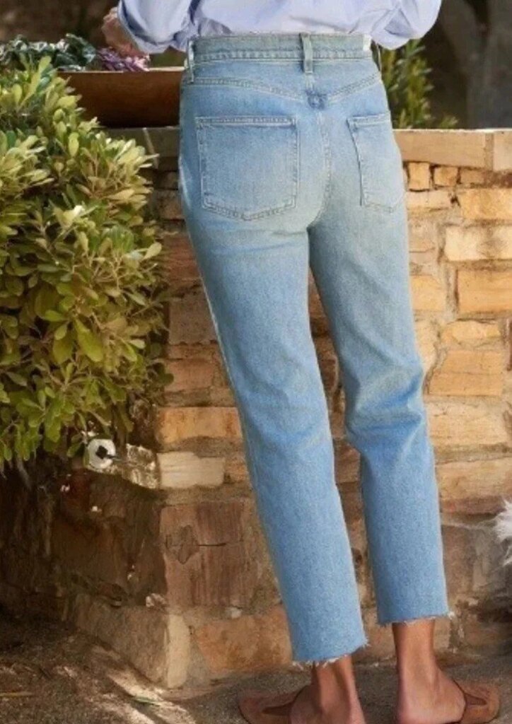 Frank & Eileen Monaghan Italian Vintage Straight Leg Jean - Size 26(Retails $328)