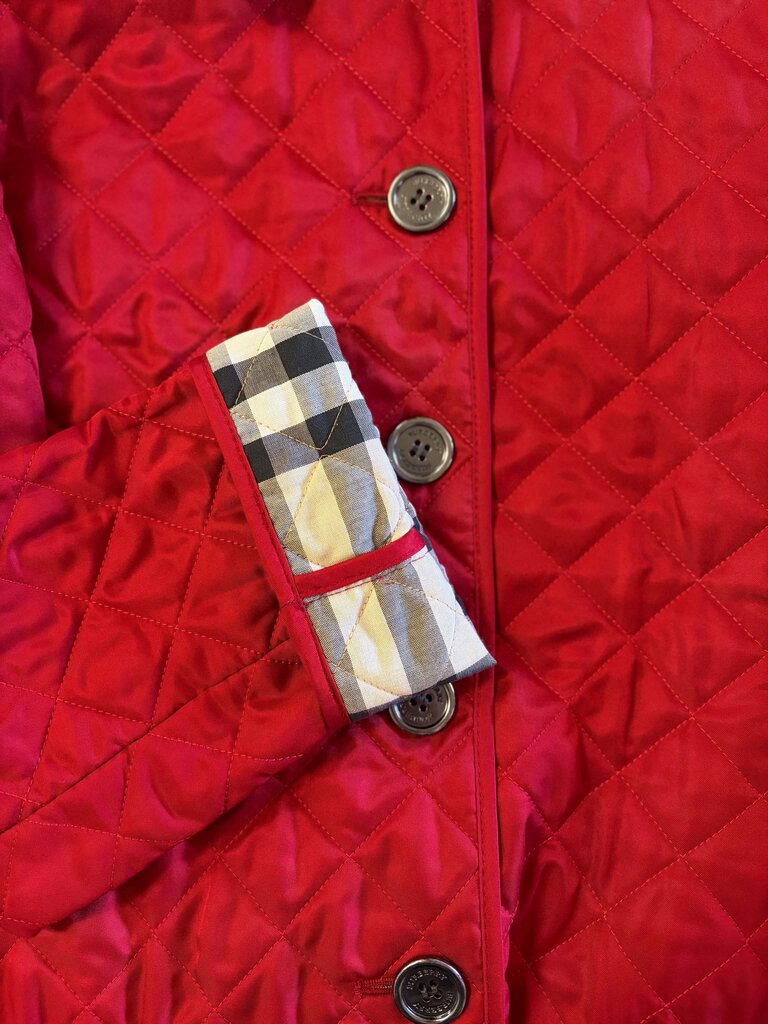 Burberry Quilted Jacket - Size Small