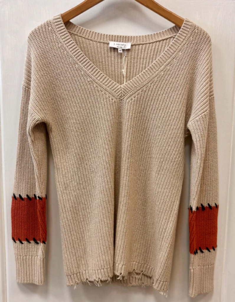 J Society Patchwork Sweater - Size XS
