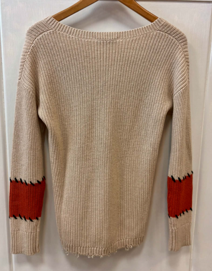 J Society Patchwork Sweater - Size XS