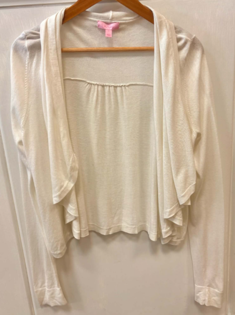 Lilly Pulitzer Open-Front Cardigan - Size Large