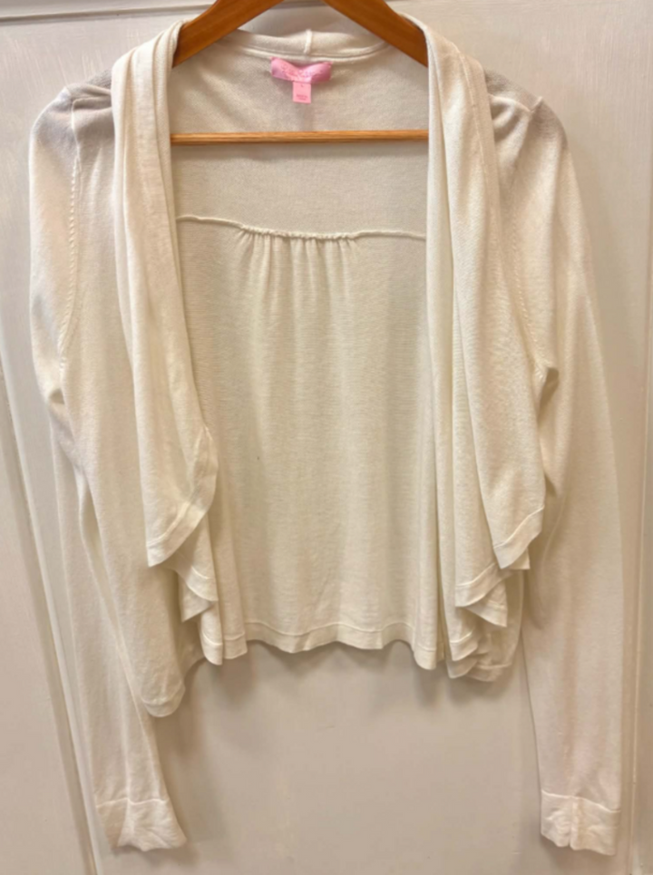 Lilly Pulitzer Open-Front Cardigan - Size Large