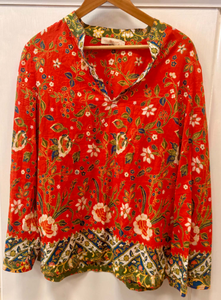 Tory Burch Printed Tunic - Size 14