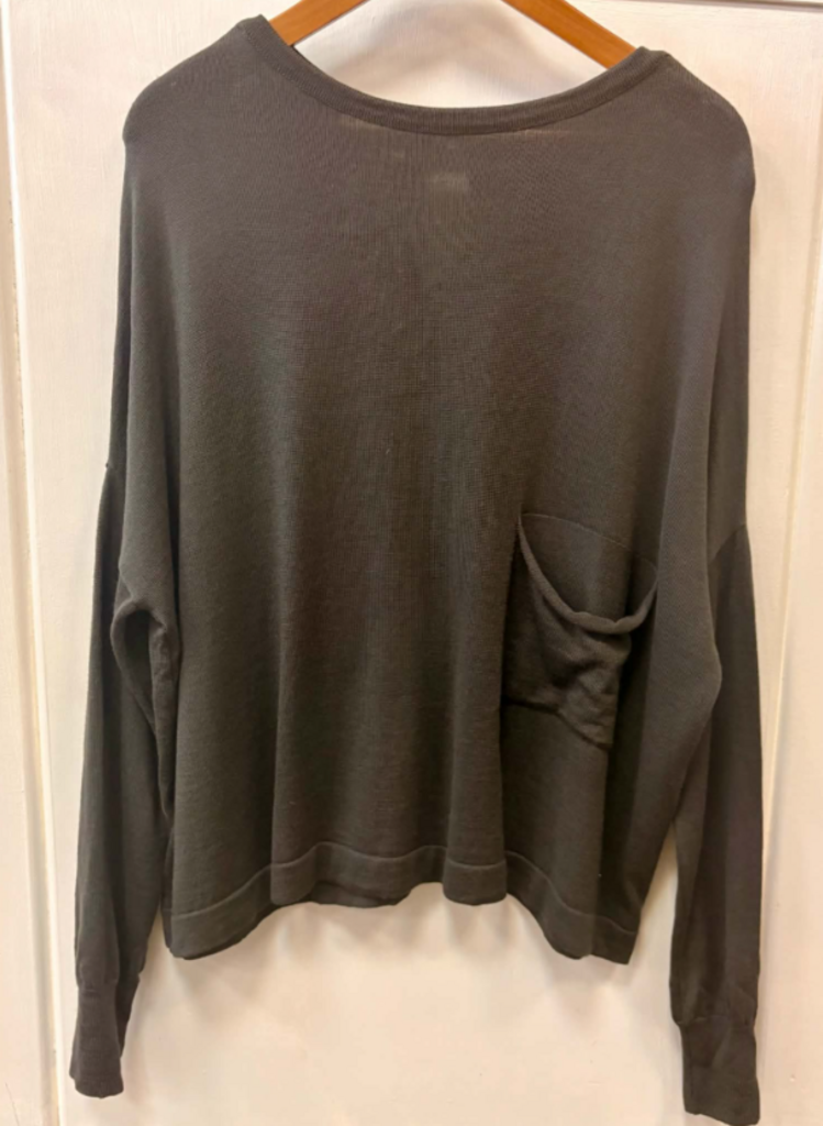 Ma Ry Ya Wool Pocket Sweater - Size Medium