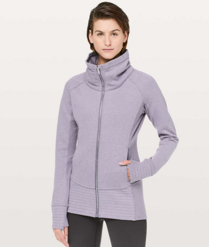 Lululemon Radiant Jacket II in Heathered Purple Quartz - Size 12 (Retails for $118)