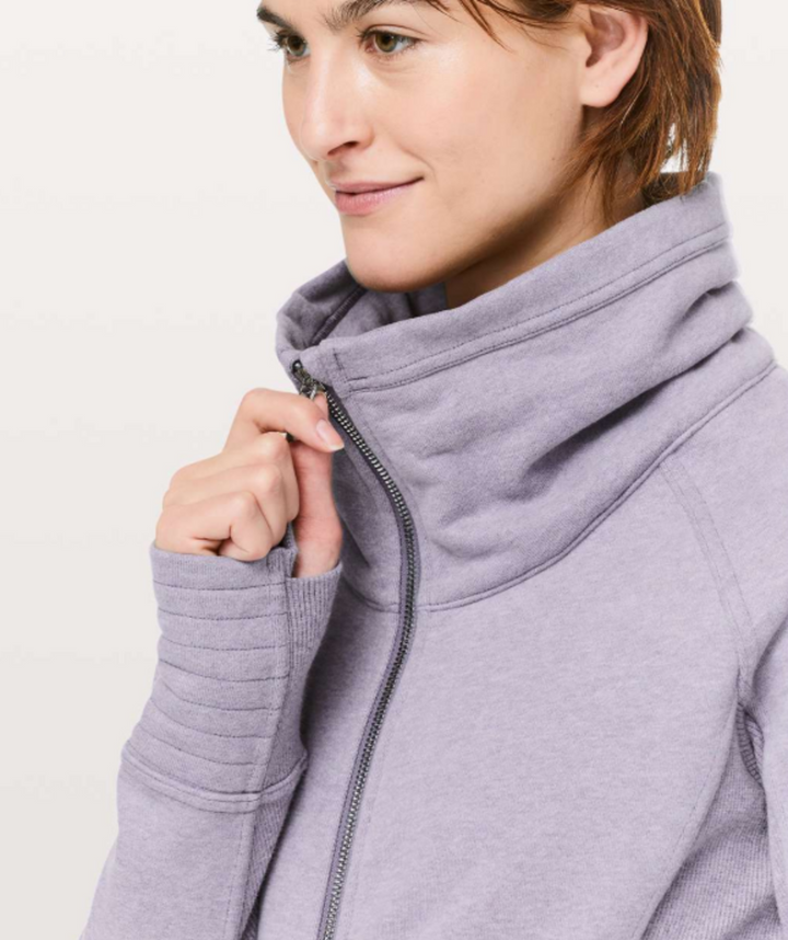 Lululemon Radiant Jacket II in Heathered Purple Quartz - Size 12 (Retails for $118)