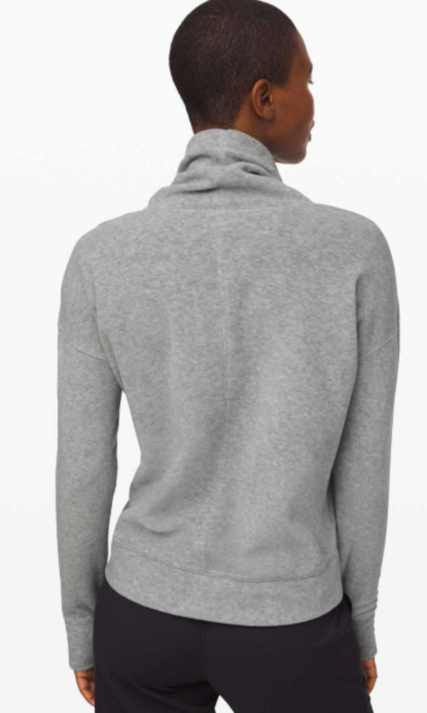 Lululemon Go Forward Pullover in Heathered Core Light Grey - Size 12 (Retails for $108)