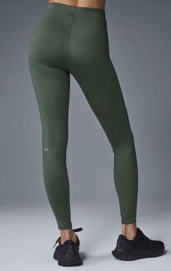 Alo High Waist Thrill Seeker Leggings In Dark Cactus - Size XS