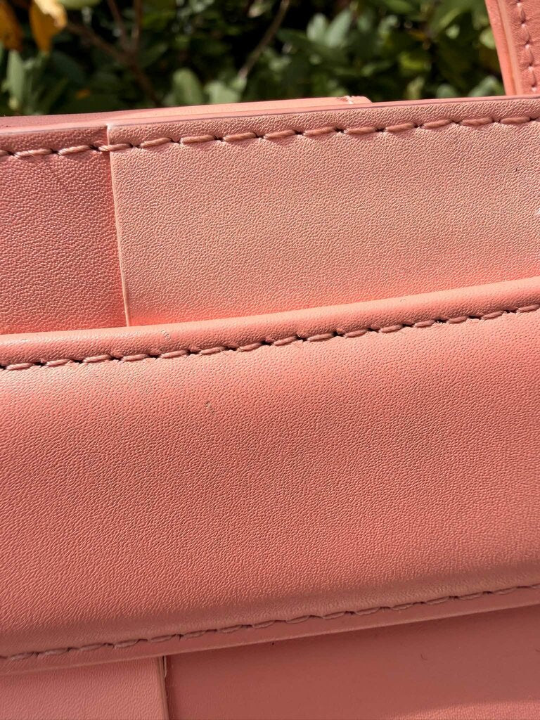 Lele Sadoughi Carla Checkered Leather Top Handle Bag