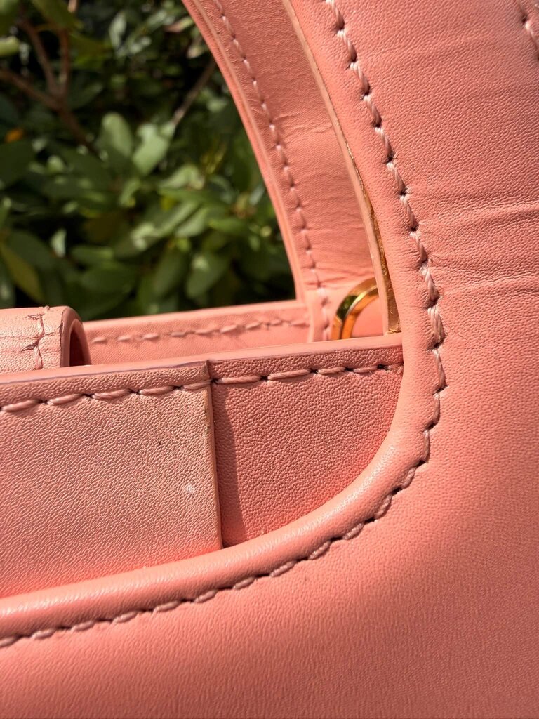 Lele Sadoughi Carla Checkered Leather Top Handle Bag